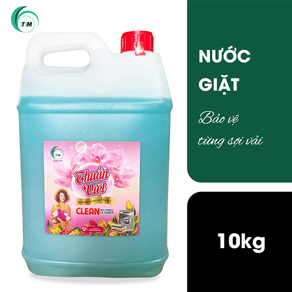 Can Nước Giặt 10kg Thuần Việt
