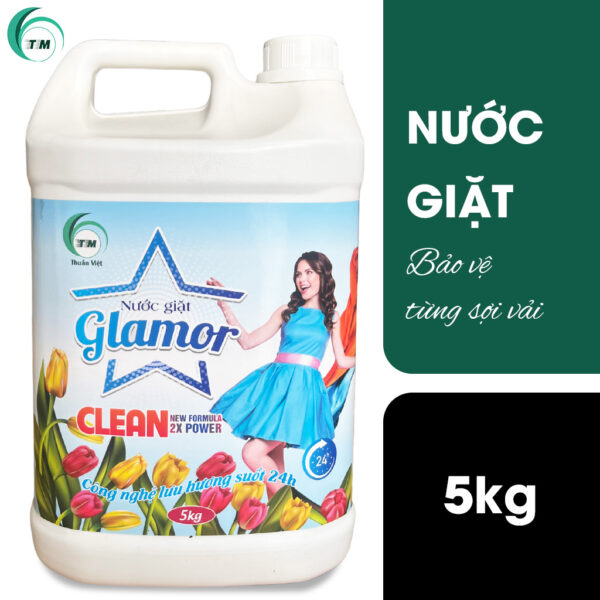 Can nước giặt 5kg Thuần Việt – nước giặt đậm đặc bảo vệ sợi vải, lưu hương lâu