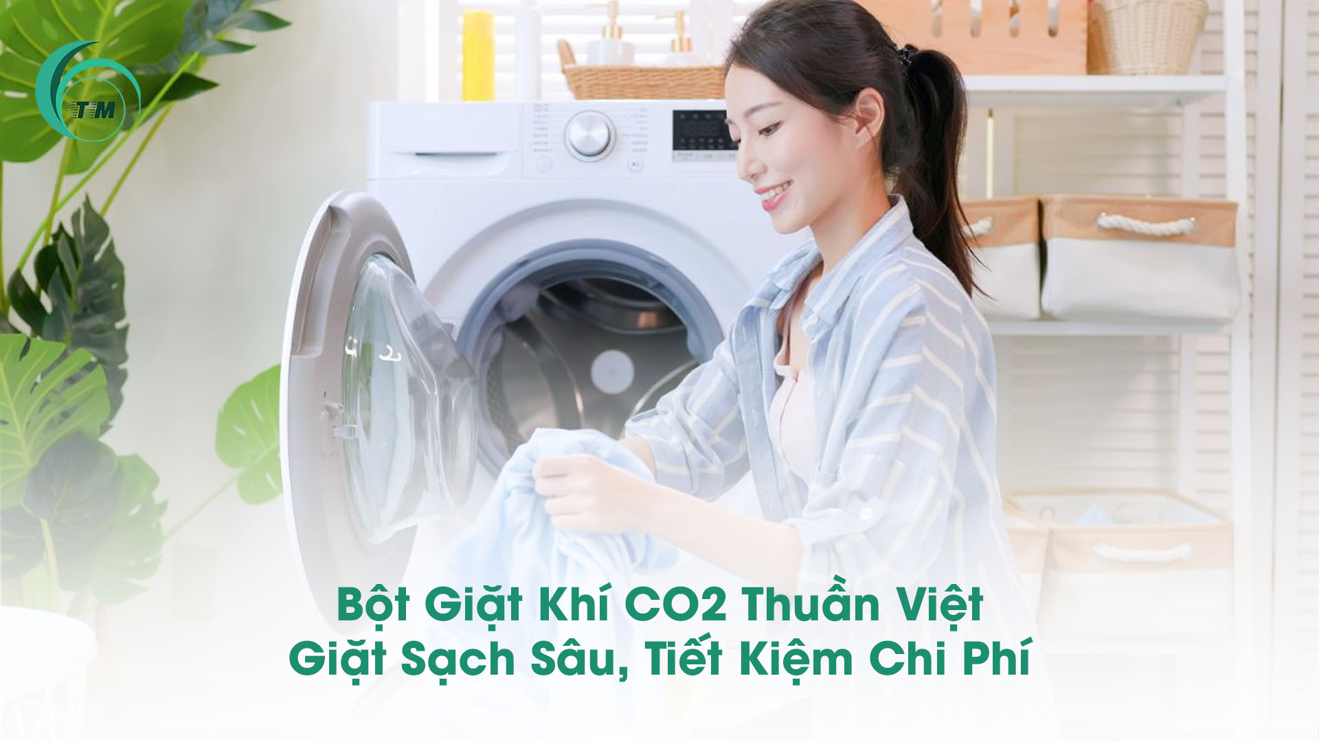 Bột giặt khí CO2