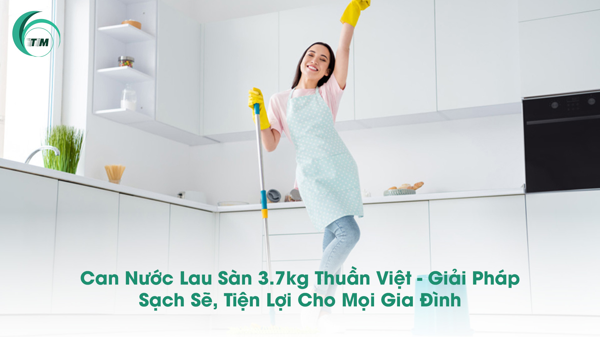 Can Nước Lau Sàn 3.7kg Thuần Việt - Giải Pháp Sạch Sẽ, Tiện Lợi Cho Mọi Gia Đình