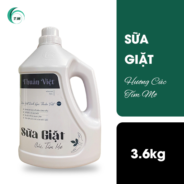 Can sữa giặt cao cấp 3.6kg hương cúc tím mơ