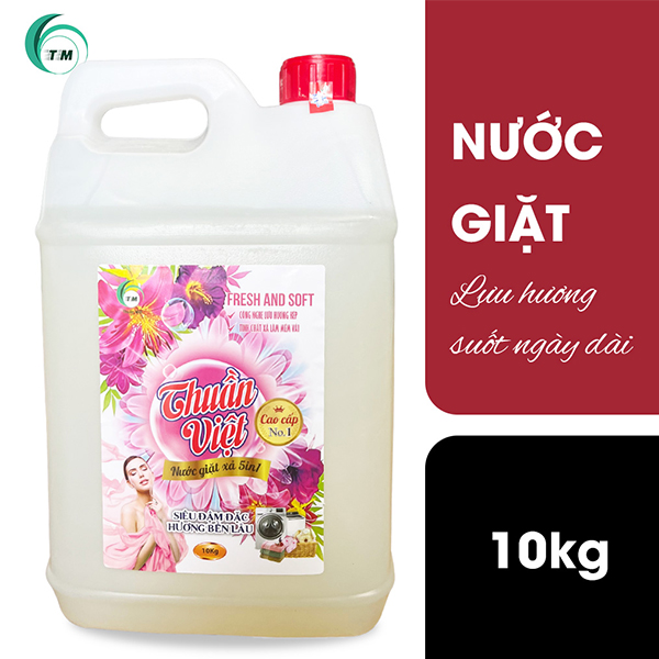 Nước giặt cao cấp 10kg Thuần Việt