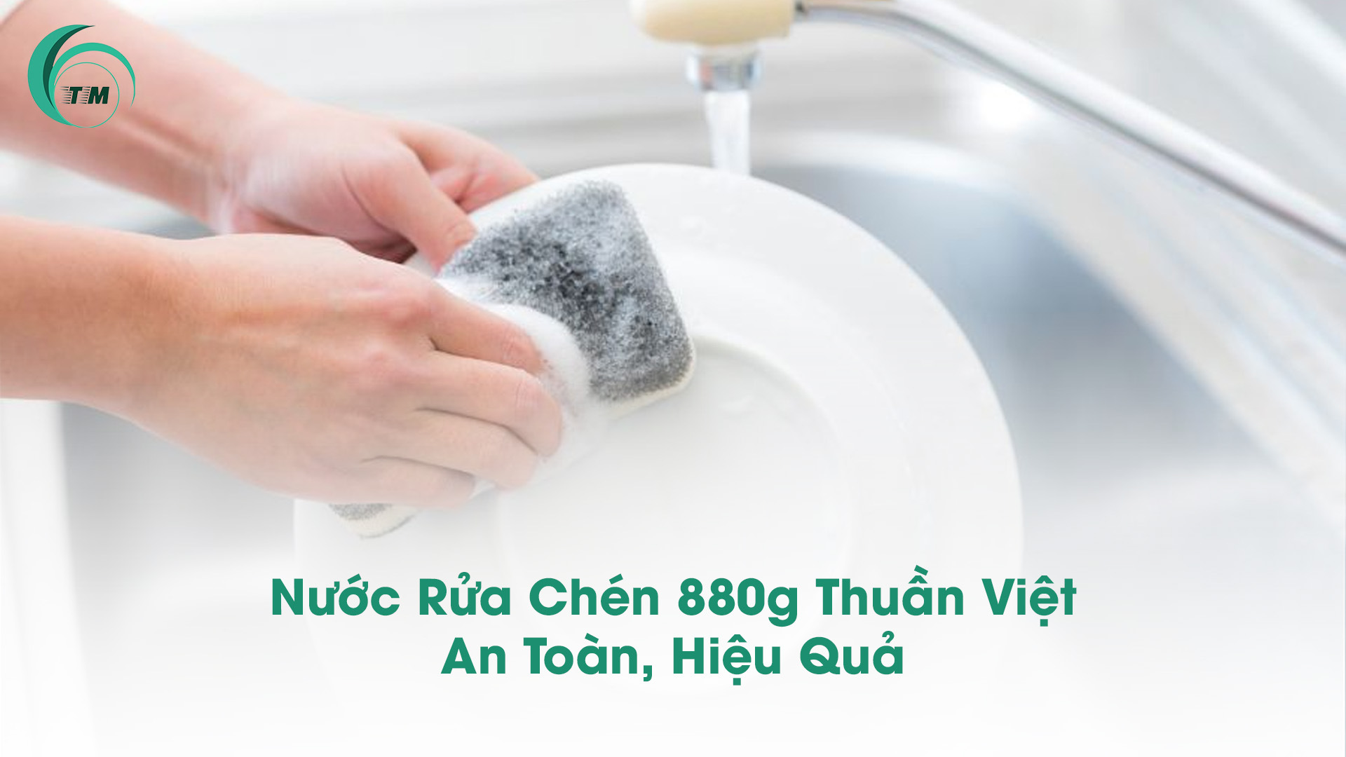 Nước Rửa Chén 880g Thuần Việt - An Toàn, Hiệu Quả