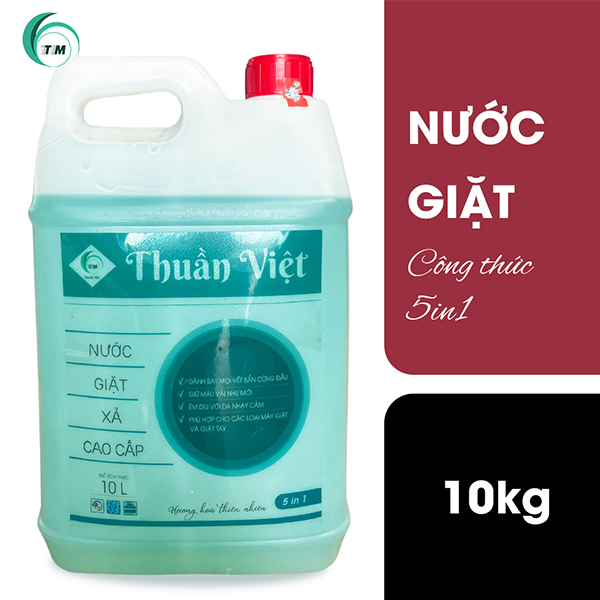 nước giặt cao cấp 10kg 5in1 Thuần Việt