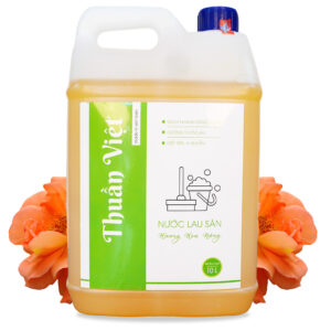 Nước lau sàn Thuần Việt sạch bóng sàn nhà, khử khuẩn và lưu hương lâu