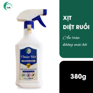 Bình xịt diệt ruồi vi sinh Thuần Việt 380g, an toàn cho gia đình, không mùi hôi, diệt ruồi nhanh gọn và hiệu quả.