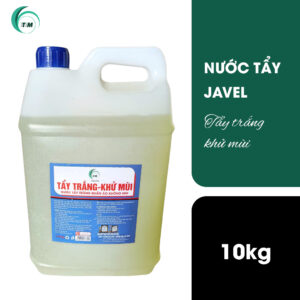 Nước tẩy Javel 10kg Thuần Việt, tẩy trắng và khử mùi cho quần áo, vệ sinh gia dụng.