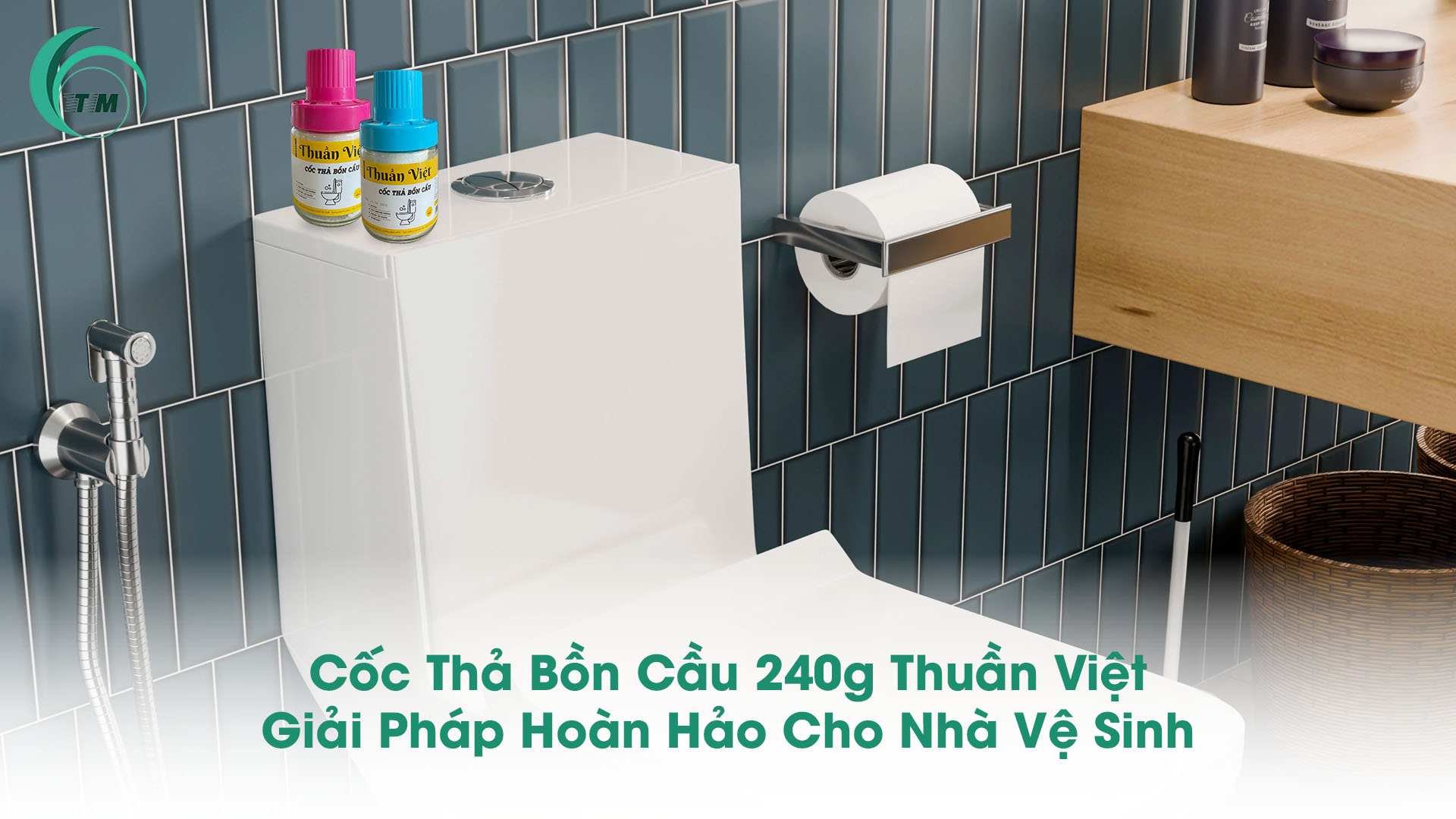 Cốc Thả Bồn Cầu 240g Thuần Việt - Giải Pháp Hoàn Hảo Cho Nhà Vệ Sinh 