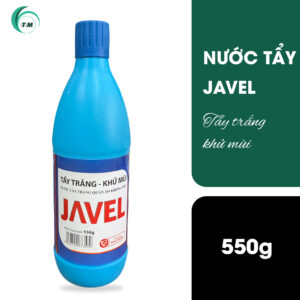 Nước tẩy Javel 550g Thuần Việt, tẩy trắng và khử mùi hiệu quả cho quần áo và vệ sinh gia dụng.