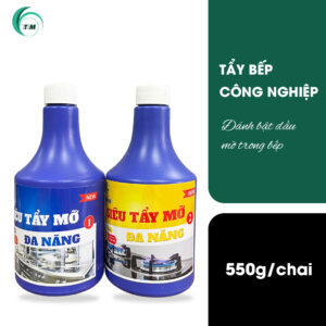 Nước tẩy nhà bếp 550g đa năng Thuần Việt, tẩy dầu mỡ công nghiệp hiệu quả.