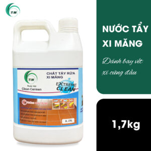 Nước tẩy xi măng 1.7kg Thuần Việt, tẩy sạch xi măng bám lâu ngày trên sàn gạch, đá và thiết bị.