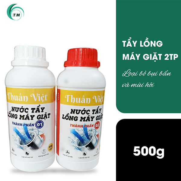 Nước tẩy lồng máy giặt 2 thành phần Thuần Việt